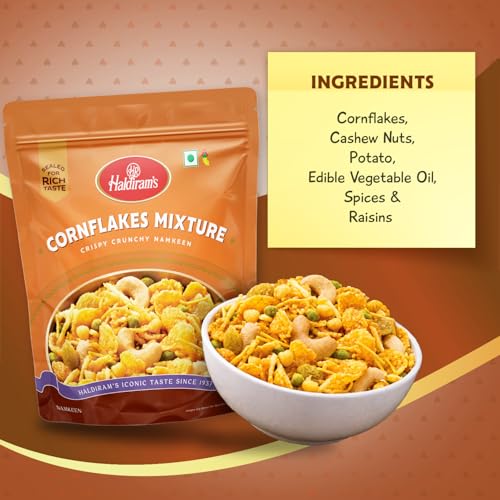 Image of Haldiram's Nagpur Cornflakes Mixture, 350g