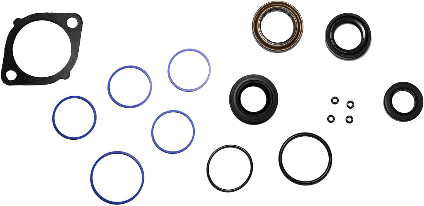 Power Steering Seals - Power Steering Rack and Pinion Seal Kit for Hyundai Elantra 2001-2006 | Precision Fit, Leak Prevention, Auto Replacement Part, Steering System Rebuild