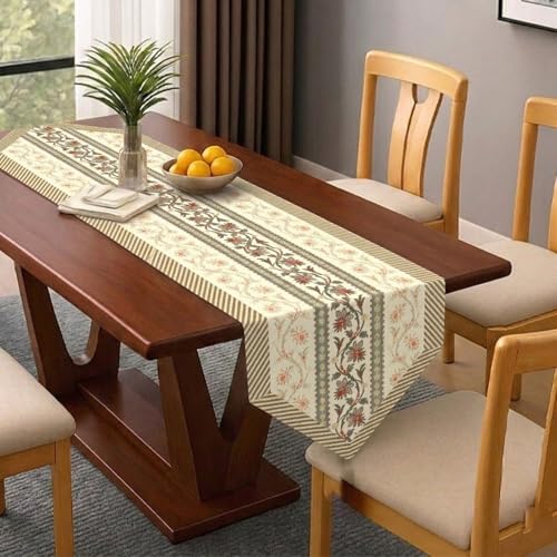 Dining Table Runner for Centre Table - 4 Seater Modern Decorative...