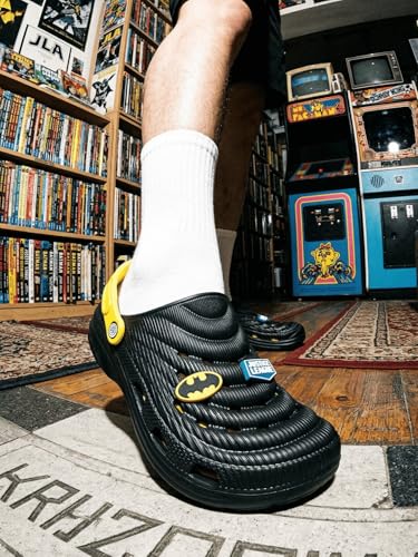 Image of Bacca Bucci Men's Justice League Clogs with Back Strap, Ventilated Upper, Textured EVA Sole, Slip-On Casual Walking Sandals Outdoor Use