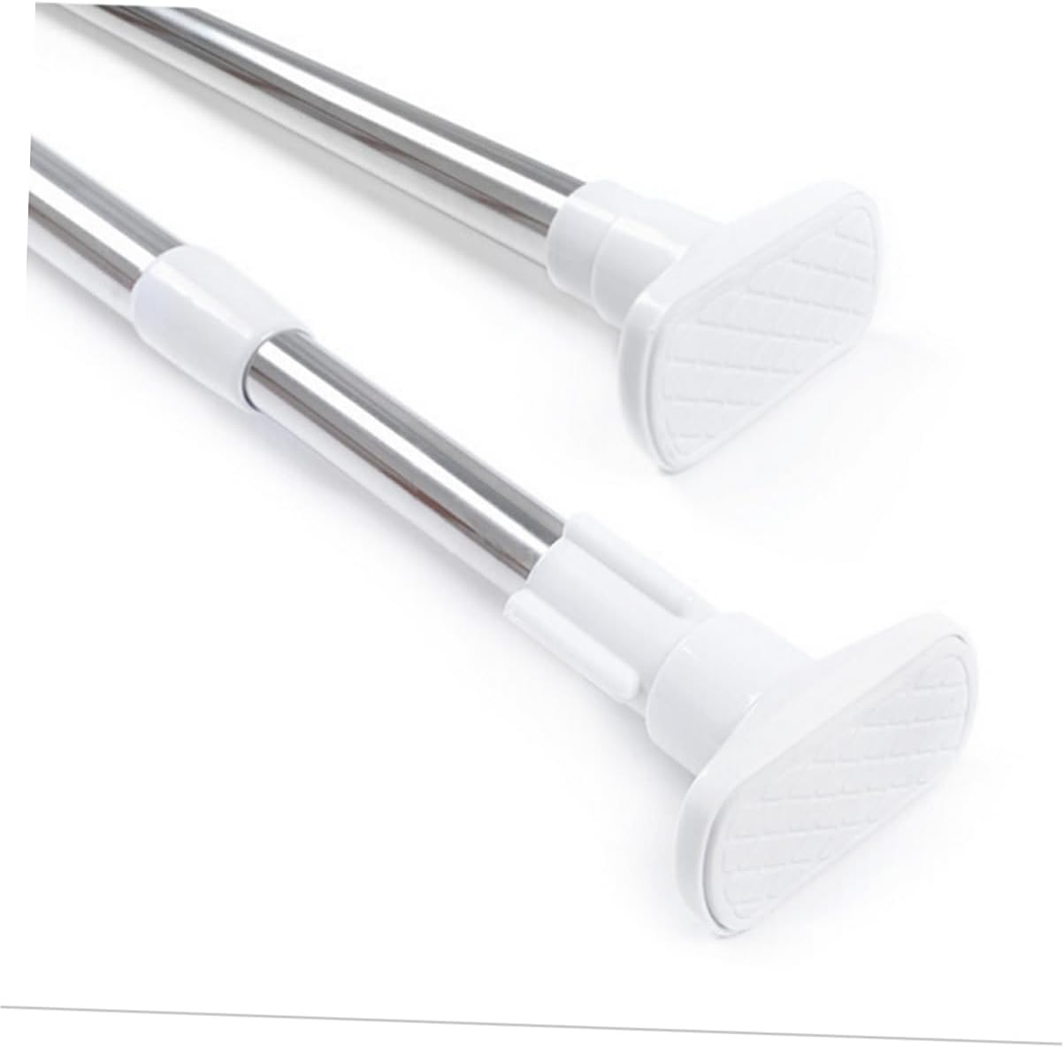 Adjustable Tension Rod Stainless Steel Spring Loaded Extra Long for Curtains Windows Corners