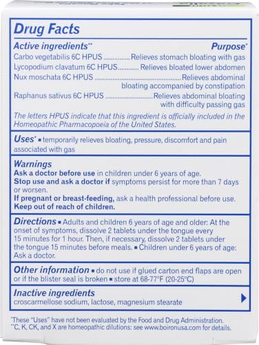 Boiron Gasalia - Gas Relief - Homeopathic - all Natural - 60 Tablets - Image 4