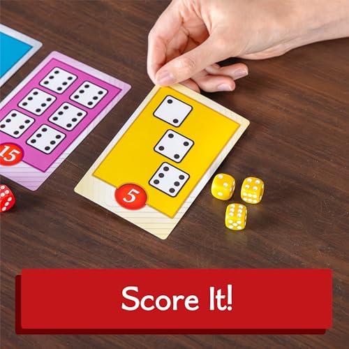 Roll for It! Juego de cartas con dados grandes rojo miniatura 5