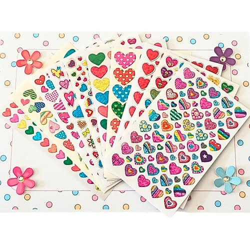 10 Sheets Valentines Day Heart Craft Sticker,Valentines Day Heart Sticker Gift (N.O: 22 -Stickers) (B0BTWHTT4R) Amazon Price History, Amazon Price Tracker