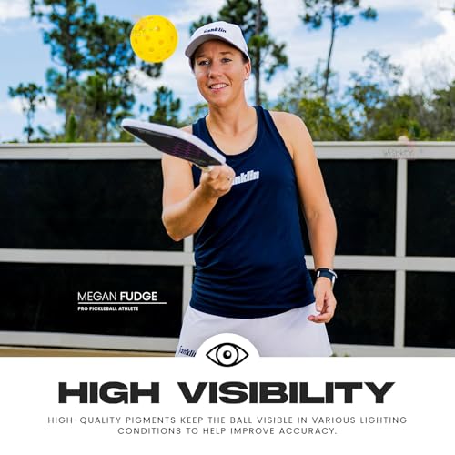 Image of Wishkey Pickleball Balls Pack of 4 Yellow 40 Hole Outdoor Indoor Pickleball Balls 74mm Official Size High Bounce Durable for Paddles Lightweight Balanced for All Skill Levels