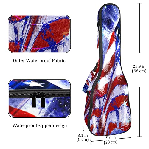 Housse pour ukulélé du 4 juillet pour ukulélé du jour de l’indépendance soprano ténor concert 58,4 cm d’épaisseur 10 mm… - Les Beatles, Paul McCartney, John Lennon, RIngo Starr, George Harrison Housse pour ukulélé du 4 juillet pour ukulélé du jour de l'indépendance soprano ténor concert 58,4 cm d'épaisseur 10 mm… – Image 5