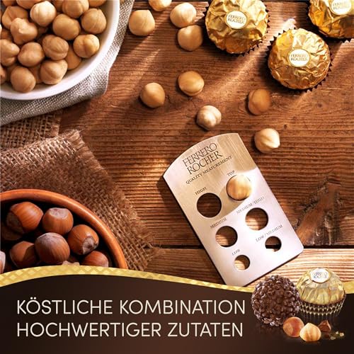 Ferrero Rocher 26 + 4 Vorteilspack, 375 g - knusprig-cremige Nuss-Pralinen-Spezialität - Zum Verschenken oder Genießen – Ansicht 6