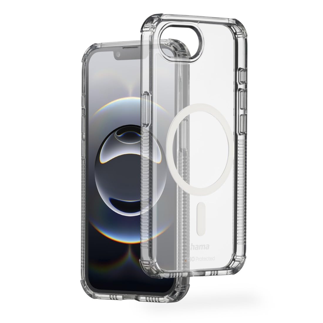 Hama Magcase Extreme Protect Case for Apple iPhone 16e/17e, Transparent