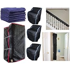 US Cargo Control Ultimate Moving Kit - Includes Moving Blankets and Covers For: Washer, Dryer, Range, Refrigerator, Banister and Door Jamb