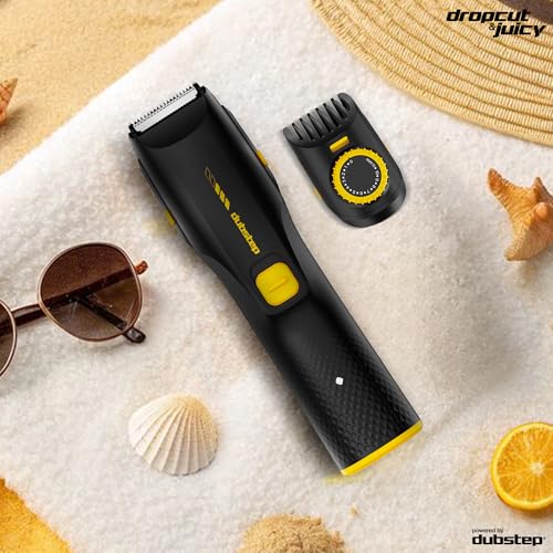 Image of Dropcut & Juicy Groove Pro Styler Trimmer Men|All In One Body Trimmer|90 Min Charge Time|140 Mins Run Time|22 Length Setting Trimme|Type C Charging (Black)