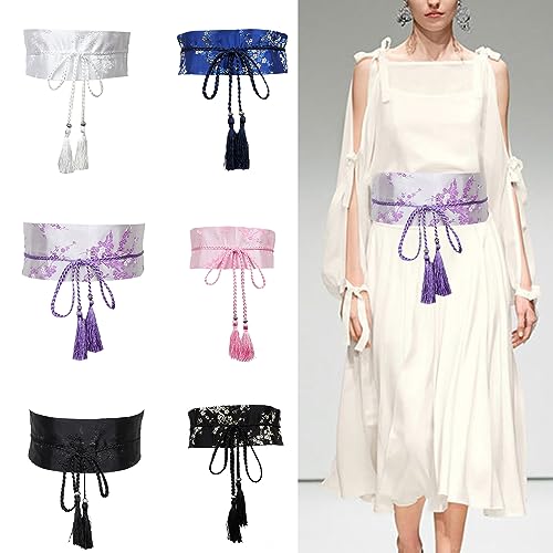 Vintage Girdle Belt Chinese Elegant Tie Belt For Wrap Dress Dress Traditional Chinese Clothing Clothing Se4