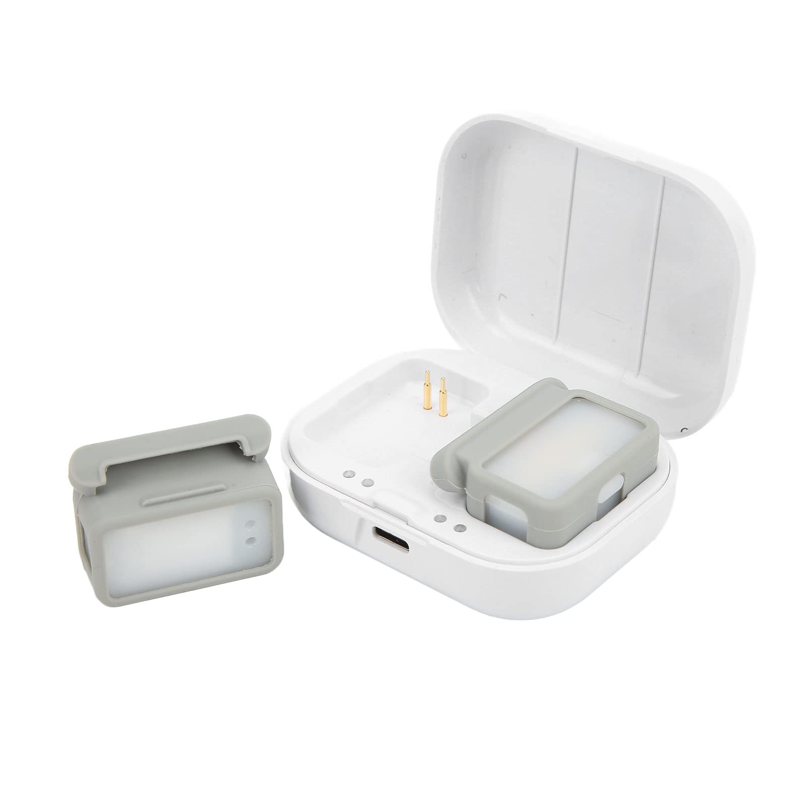 LED Video Light, L375 Photography Lighting Tricolor Dimmable with 1500mAh Charging Box, Mini Portable Type C Camera Two Way Fill Light, for OM5, 4, 4 SE, for Portrait, Motion, Still Life, Vlog, Shoot