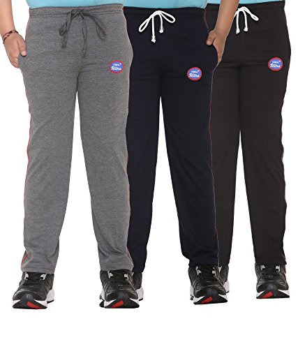 Image of Mack Jonney Boy's Regular Fit Trackpants (Pack of 3)