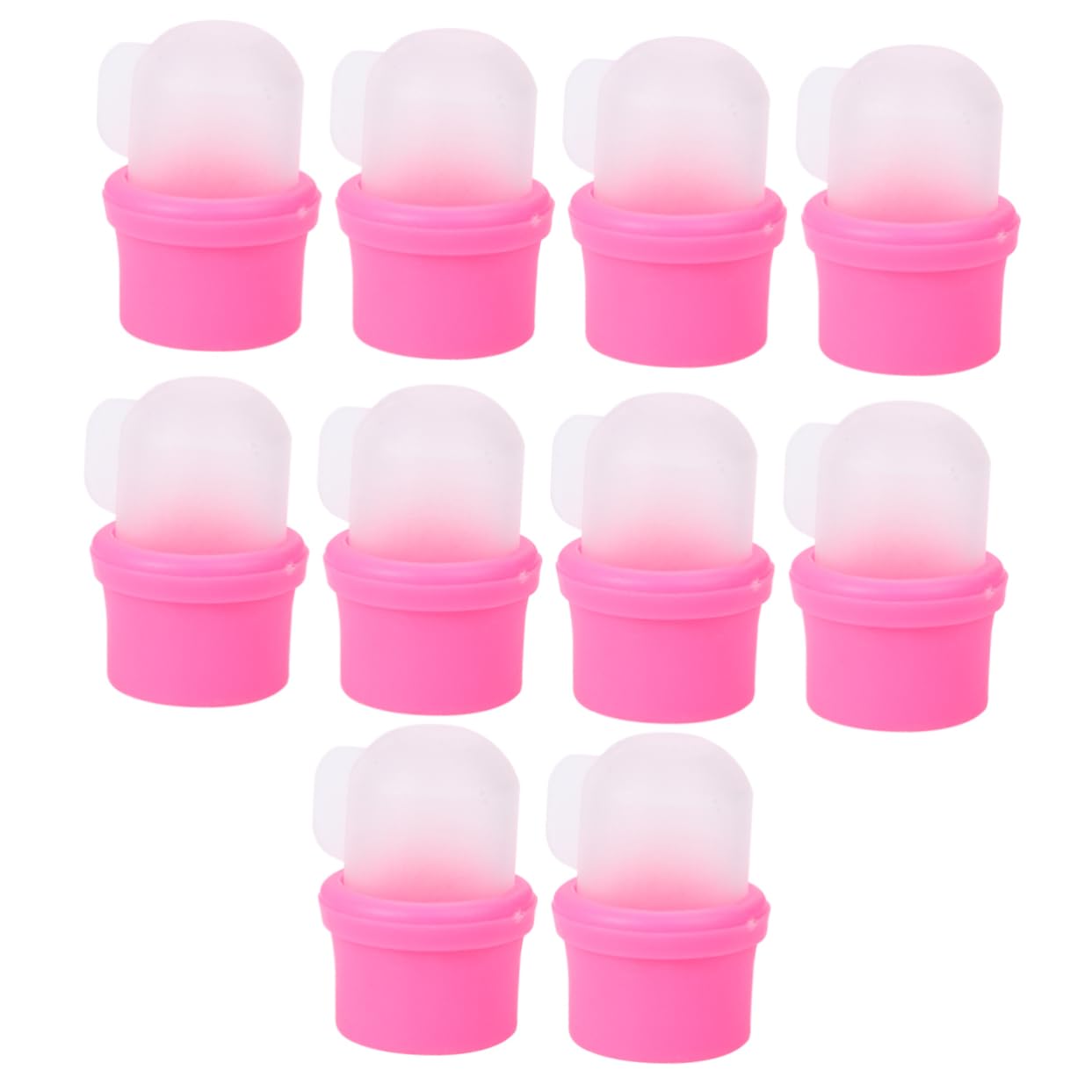 IWOWHERO 10pcs Manicure Nail Soaker Covers Nail Removing Covers Polish Removers Gel Remover Reusable Manicure Tools
