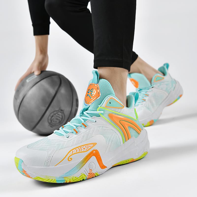Basketball Shoes for Women Fashion High Top Athletic Sneakers Lightweight Volleyball Shoes Walking Running Outdoor Sport Shoes4