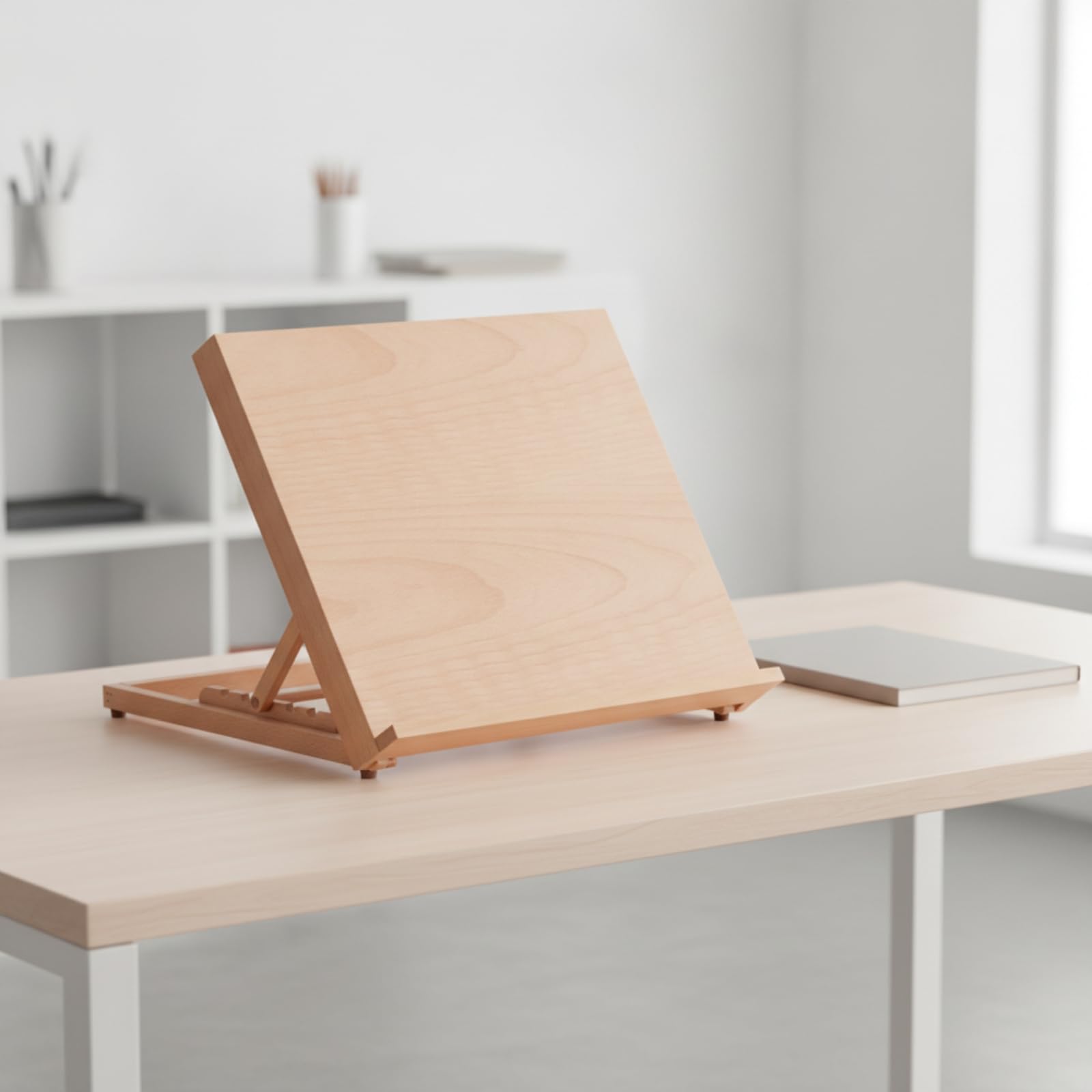 Caballete para Mesa Plegable Compacto Tablero Dibujo con Dimensiones Soporte Versátil para Artistas