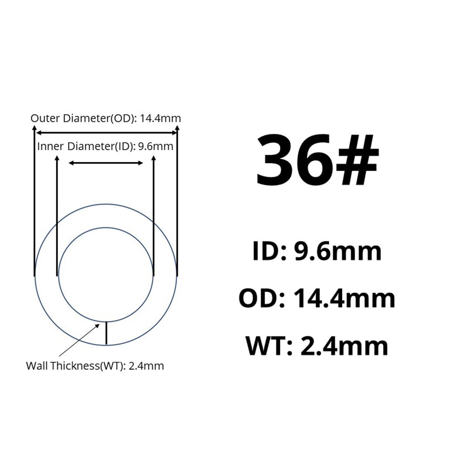 Tubo de bomba peristáltica resistente a altas temperaturas CAF60 - Manguera silicona flexible(36)