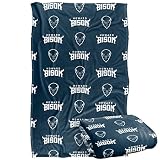 Howard University Bison Blanket, Logo Pattern, Silky Touch Super Soft Throw