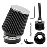 KTUMININV Upgraded Mini Bike Air Filter Adapter Kit for Predator 212cc Coleman CT200U CT200U-EX BT200X KT196 224cc 196cc 6.5hp Hond* GX160 GX200 Engine Go Kart Performance Parts