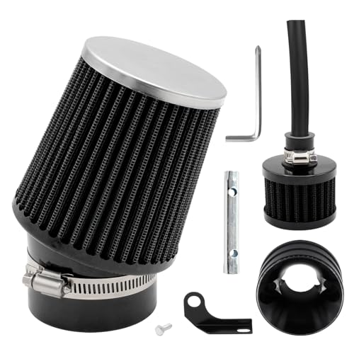 Image of Upgraded Mini Bike Air Filter Adapter Kit for Predator 212cc Coleman CT200U CT200U-EX BT200X KT196 224cc 196cc 6.5hp Hond* GX160 GX200 Engine Go Kart Performance Parts