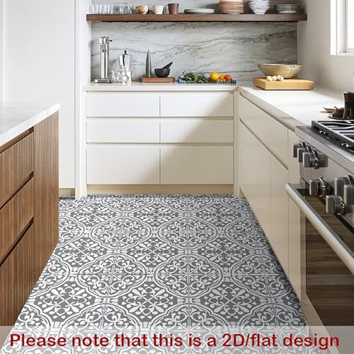Image of Nuxovilar Peel and Stick Vinyl Floor Tiles, 12x12 Inch