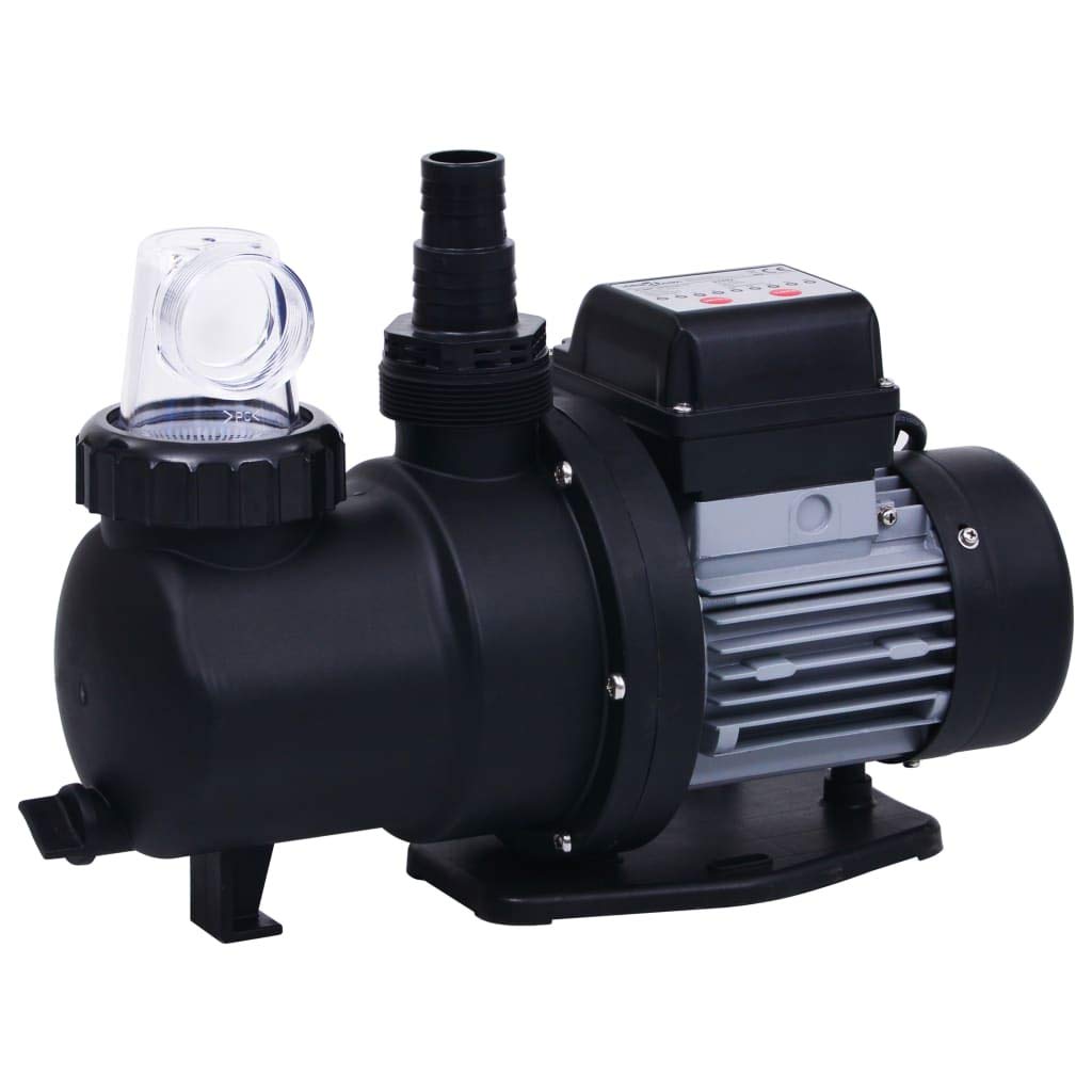 vidaXL Bomba Filtro de Arena con Temporizador 550 W Limpieza Patio Circulación Dispositivo Tanque Almacenamiento Agua Aire Libre Exterior Camping