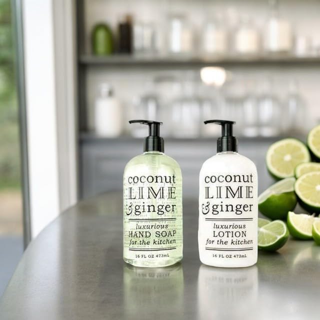 Greenwich Bay Trading Company Kitchen Collection: Coconut Lime & Ginger (Hand Soap & Lotion)
