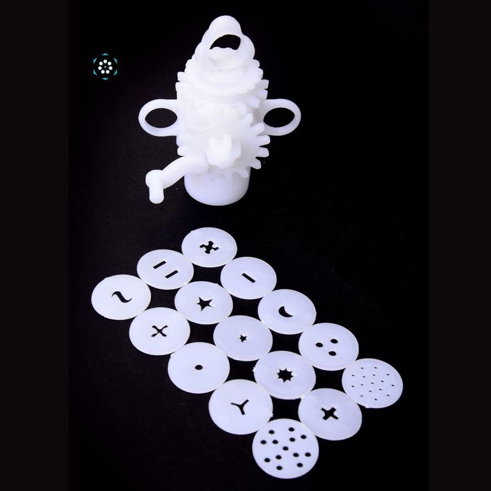 HNL Murukulu Maker Press with 15 Different Types of Jalies murukku, namkeen Maker