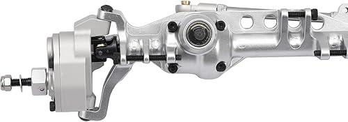 Miniatura 9 de RZXYLRC Eje portal de aleación de aluminio para Axial SCX10 III AXI03007 110 RC Crawler mejoras (rojo y negro, delantero)