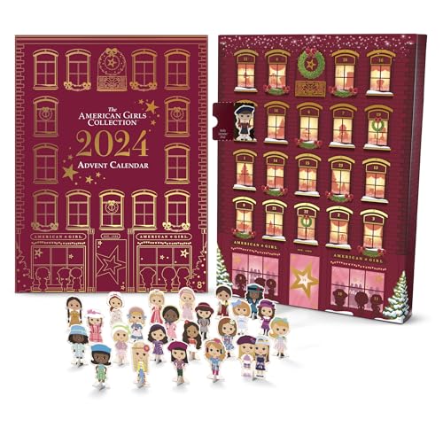 The American Girls Collection Advent Calendar Christmas Holiday Countdown Gift Set with 24 Pieces For Ages 8+