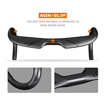 Amazon | 高強度超軽量ロード バイク カーボン ハンドルバー