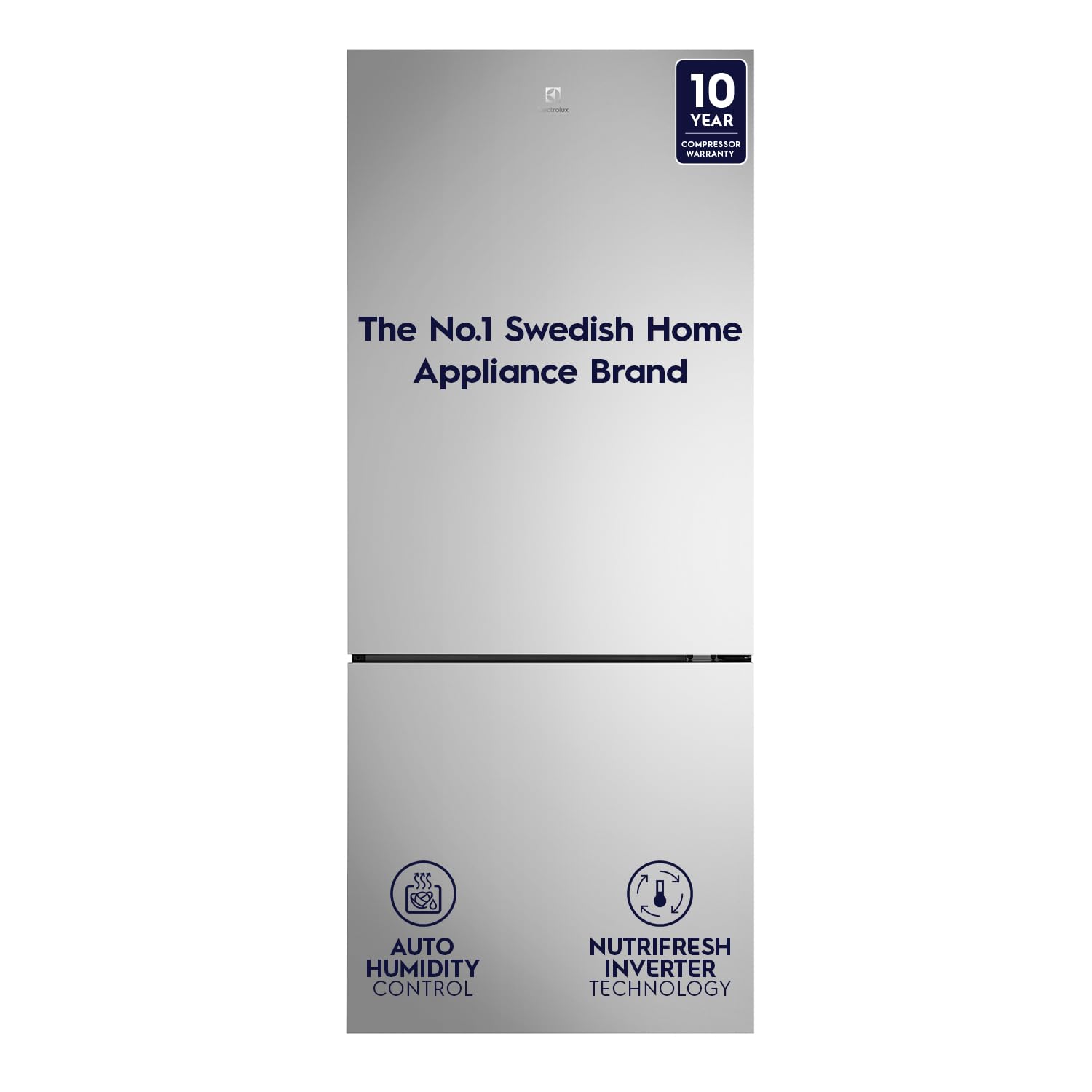 453L Frost Free Inverter Double Door Refrigerator, Bottom Freezer, TasteLockAuto & TasteGuard Technology, Stainless Steel, UltimateTaste 500, EBE4502C-S