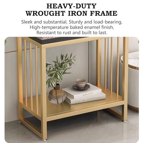 Support aquarium blanc 45x25 cm avec étagère double niveau et pieds réglables - 6
