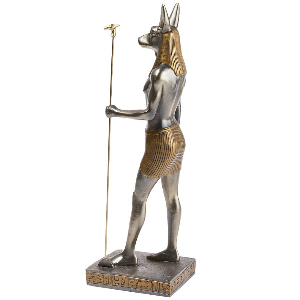 Egipska Statuetka Dekoracyjna Anubis