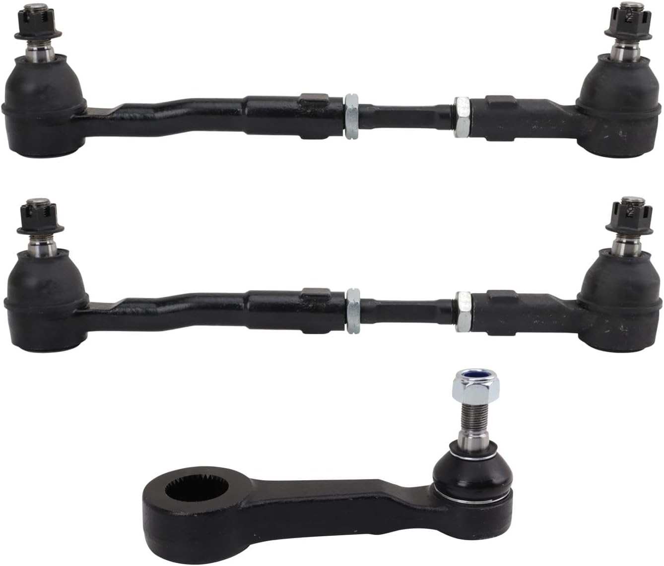 TRQ Steering Kit Front Compatible with 2012-2021 Nissan NV1500 NV2500 NV3500 2016-2019 TITAN XD