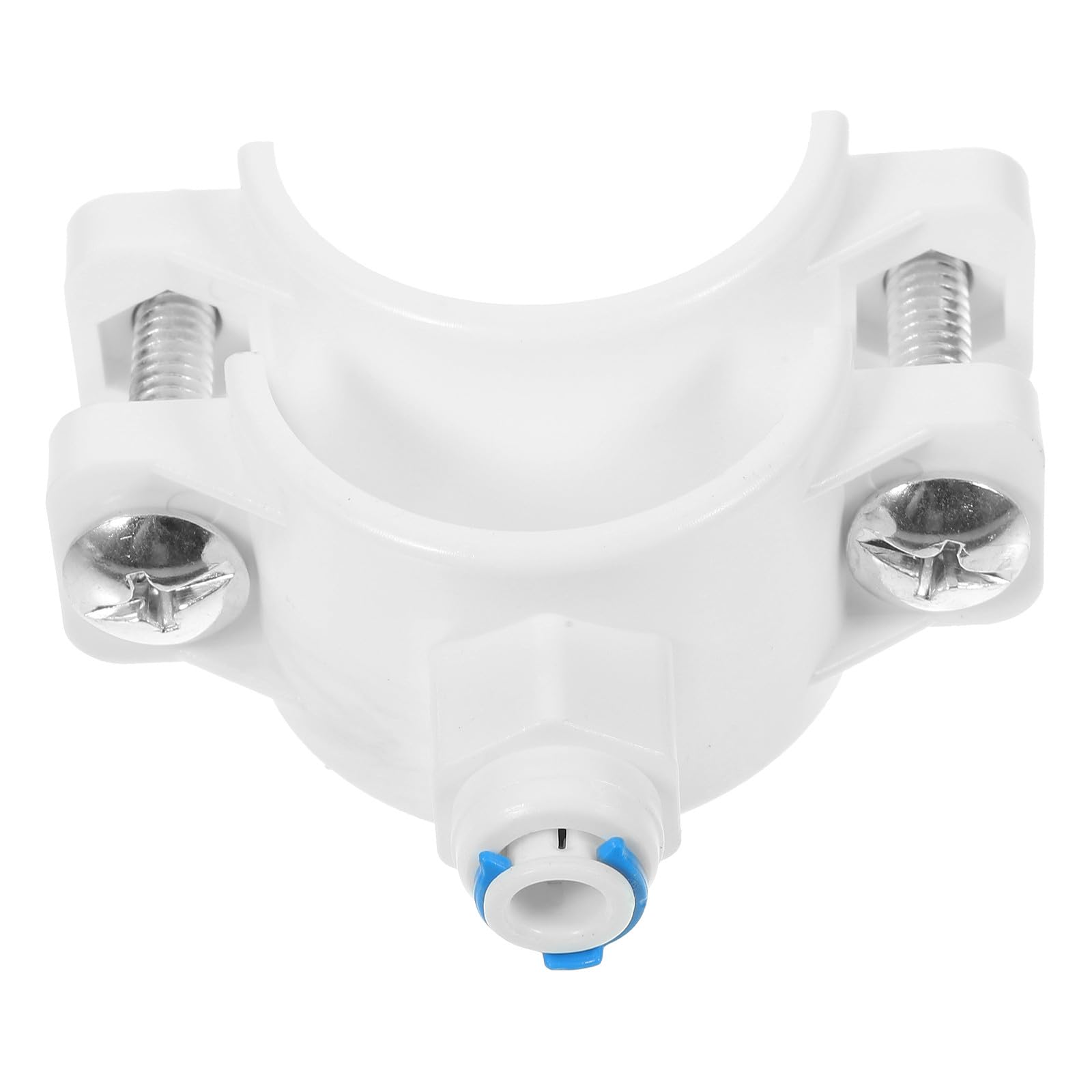 Pom Drain Saddle Clamp with 1 4 Inch Quick Connect Plastic Water Filters Clamp Valve for Ro System