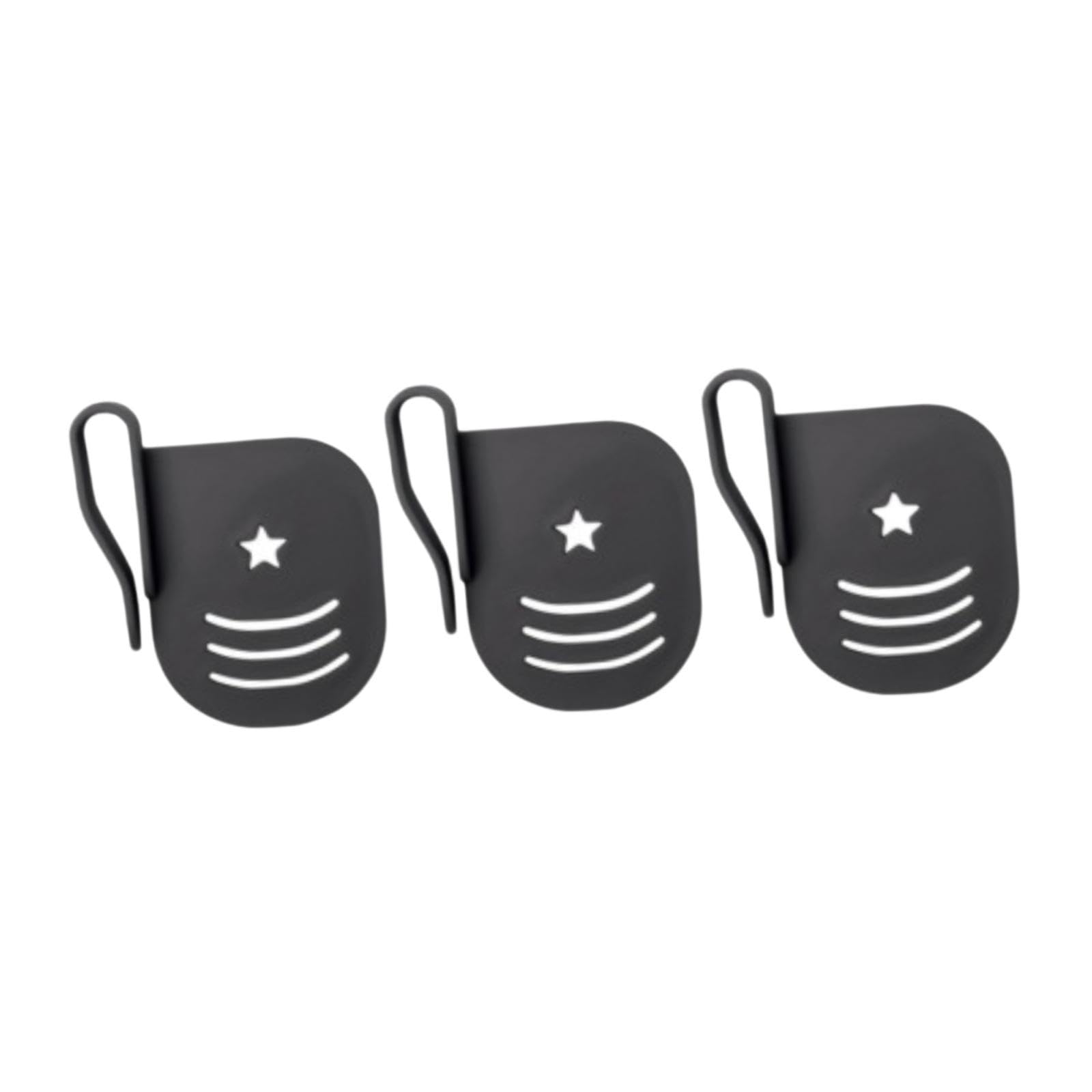 QccHieUs 3 Car Door Shelf Dividers – Space Saving, Easy Installation – Car Door Organizer, Black