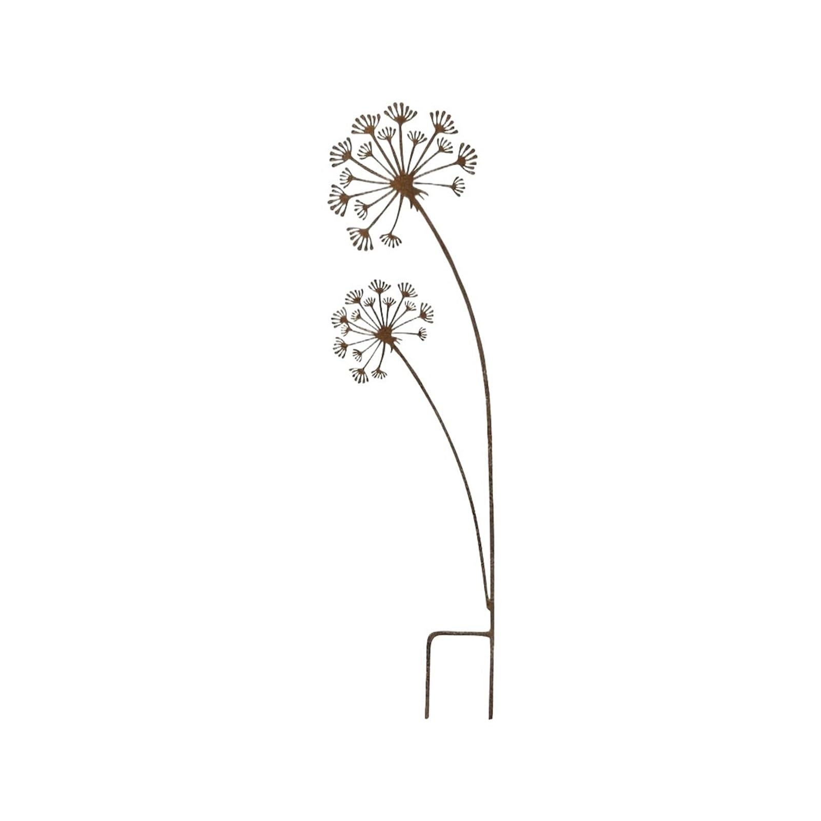 YONMLEDO Metal Flower Stakes 2pc Decorative Garden Stakes Flower Patio Balcony Planter Garden Decor Home Yard Outdoor Decoration Garden Accessories