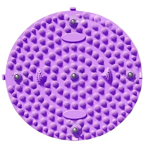 Esterilla de acupresión de 53 cm con imanes masajeador de pies antideslizante y reflexológico para baño yoga y juegos al aire libre.