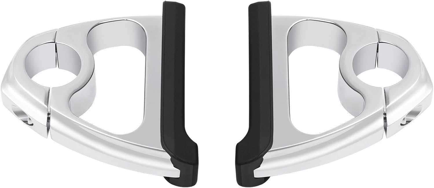 XMT-MOTO Toe Rests Foot Pegs 1 1/4" Engine Guard Fit for Harley Touring Electra Road Glide