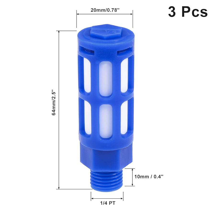 Amazon.com: uxcell® Plastic Pneumatic Muffler Exhaust Air