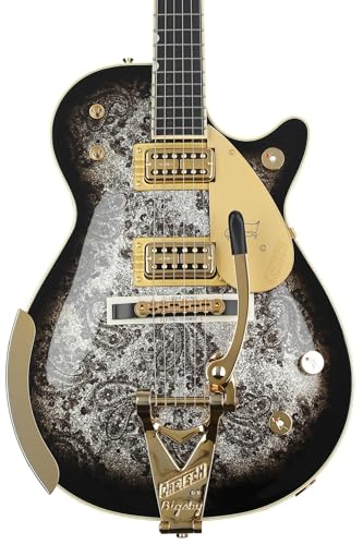 Gretsch G6134TG LTD Paisley Penguin Black Paisley – Guitarra eléctrica personalizada