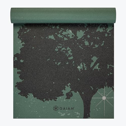 Image of Gaiam Print Yoga Mat, Non Slip Exercise & Fitness Mat for All Types of Yoga, Pilates & Floor Exercises
