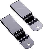 Vista 47 de Clips Universales de Cinturón de Metal - (Se Ajusta a Cinturones de 1.75 Pulgadas) – (Acabado Pulido o Negro) – Soportes de Clip de Reemplazo