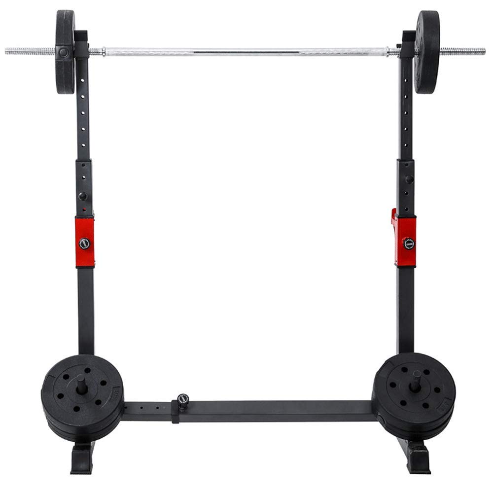 OTQEFTN Squat Rack Bench Press Stand Height-Adjustable Multi-Function Barbell Racks Fitness Tower Portable Strength Training Dumbbell Rack