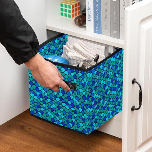 Boîte de rangement pliable bac tissu placard maison chambre vêtements - 7