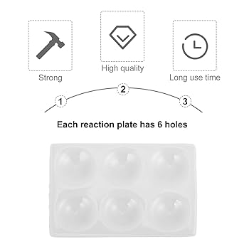 12 Well Porcelain Ceramic Plate Laboratory For Multiple Reactions