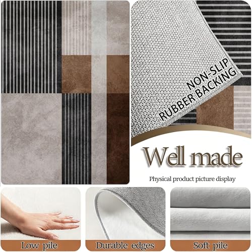 Tapis de Sol Géométrique pour une Entrée de Maison Chaleureuse - 5