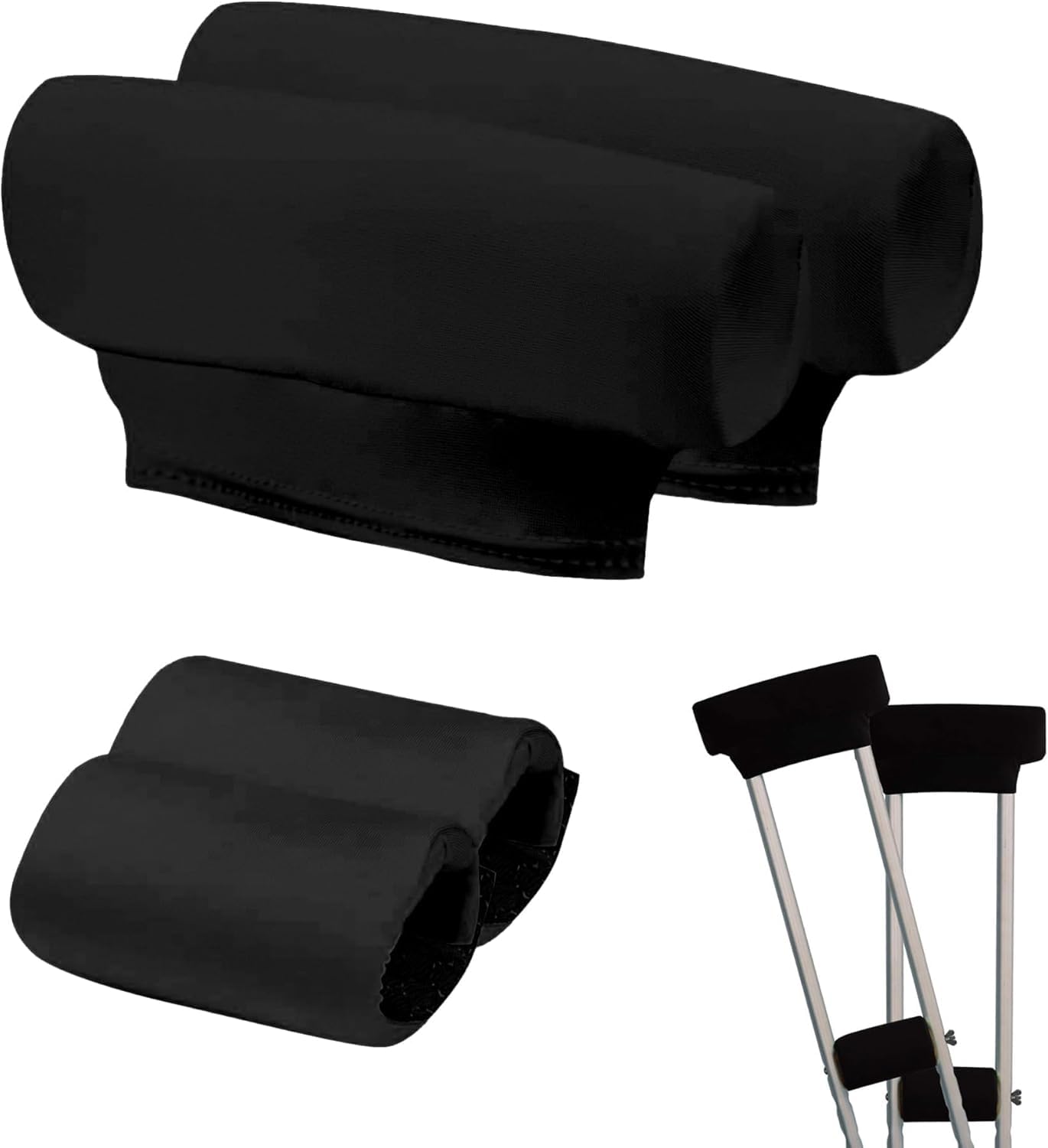 SPRING SEAON Underarm Crutch Padded Covers Universal Padding Cushion Sets Accessories for Crutches