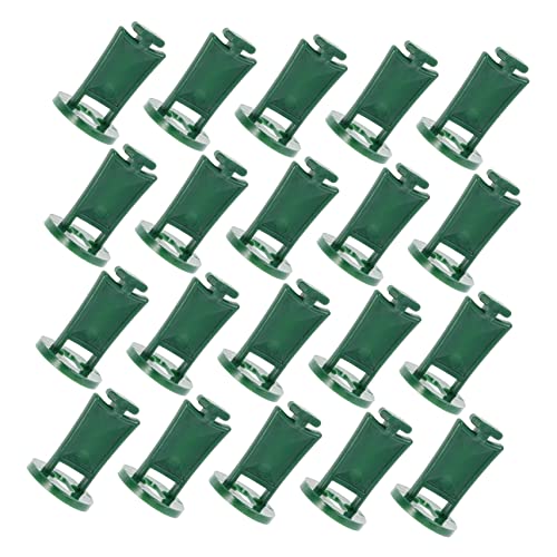 POPETPOP 50Pcs Aluminium Greenhouse Fixing Clips for Insulation Netting Shading Shape Support for Hanging Plants Organizing Cords and Lightweight Baskets Your Greenhouse